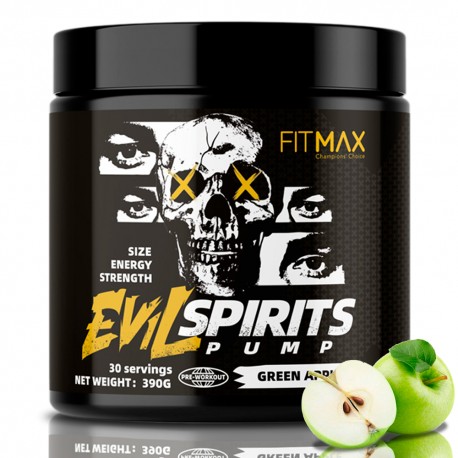 Fitmax Pre-Workout Evil Sprits - 390g green apple