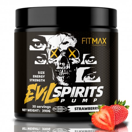 Fitmax Pre-Workout Evil Sprits - 390g strawberry