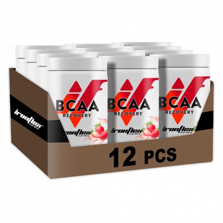 IronFlex BCAA Recovery - 500g  strawberry (Package x12)