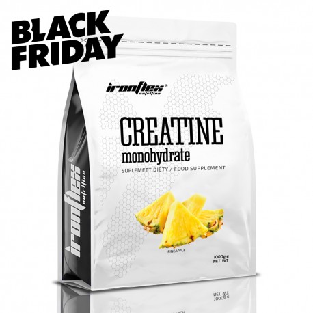 IronFlex Creatine Monohydrate - 1000g juicy pineapple
