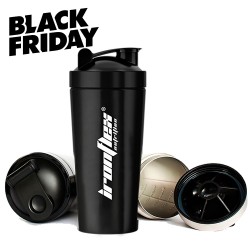 IronFlex Steel Shaker - 750ml black