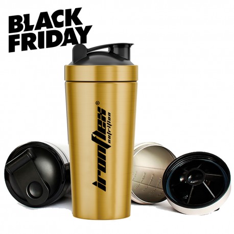 IronFlex Steel Shaker - 750ml gold
