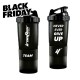 IronFlex Spider Shaker Never Ever Give Up - 500ml black