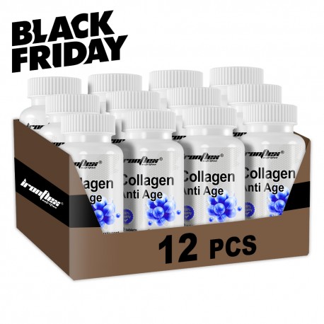 IronFlex Collagen Anti Age - 90 tabs. ( Pakiet 11 + 1 Gratis )