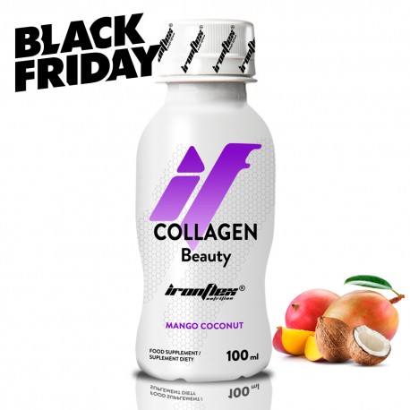 IronFlex Collagen Beauty Shot - 100ml mango coconut