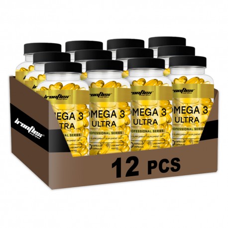 IronFlex Omega 3 Ultra - 90 caps. (Package x12)