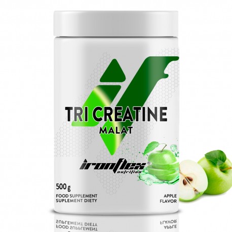 IronFlex Tri Creatine Malate - 500g apple