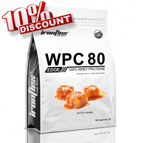 IronFlex WPC 80 EDGE - 900g salted caramel