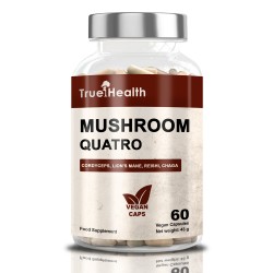 True Health Mushroom Quatro 60 caps. vegan