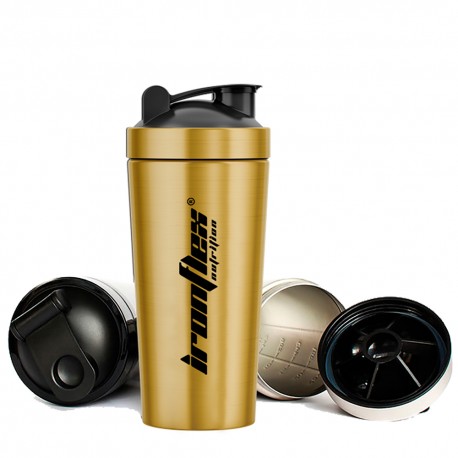 IronFlex Steel Shaker - 750ml gold