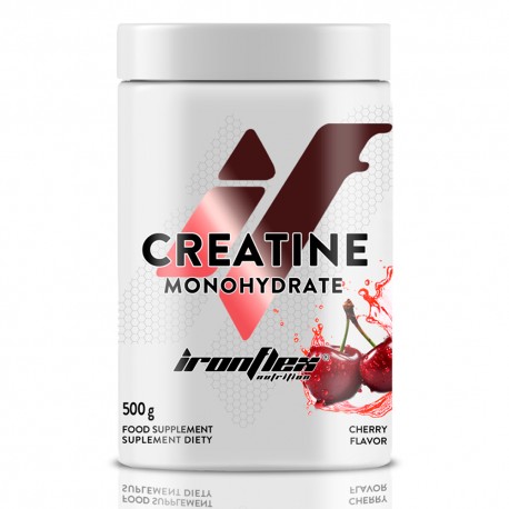 IronFlex Creatine Monohydrate - 500g cherry