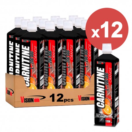 Vision L-Carnitine 200000 - 120 ml orange (Package x12)