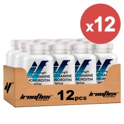 IronFlex Glucosamine Chondroitine MSM Triple - 90 tabs. (Package X12)