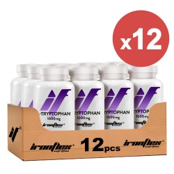 IronFlex Tryptophan 1000mg - 90 tabs. ( Pakiet 11 + 1 Gratis )