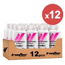 IronFlex Multivitamin For Women - 90 tabs. (Package x12)