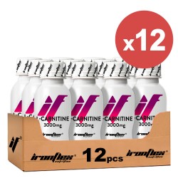 IronFlex L-carnitine Shot - 100ml multifruit  ( Pakiet 11 + 1 Gratis )