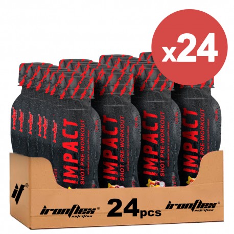 IronFlex Impact Shot - 120 ml x 24 exotic