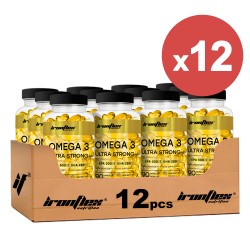 IronFlex Omega 3 Ultra Strong ( EPA 500 / DHA 250 ) - 90 kaps. (Pakiet x12)