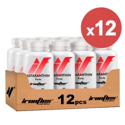 IronFlex Astaxanthin 4mg - 90 softgels. (Package x12)