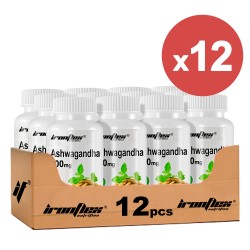 IronFlex Ashwagandha 800mg - 100 tabs. (Pakiet x12)