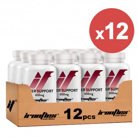 IronFlex Liver Support - 90 caps. vegan (Package x12)