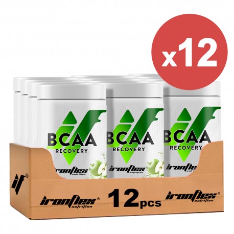 IronFlex BCAA Recovery - 500g apple (Package x12)