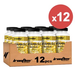 IronFlex Vitamin D3 4000IU - 120 caps. softgel (Package x12)