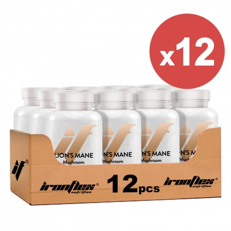 IronFlex Mushroom Lion's Mane - 60 caps. (Package x12)
