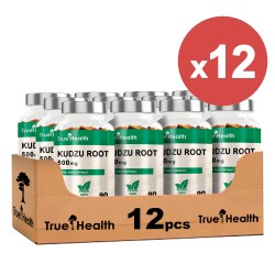 True Health Kudzu Root - 90 caps. vegan (Package x12)