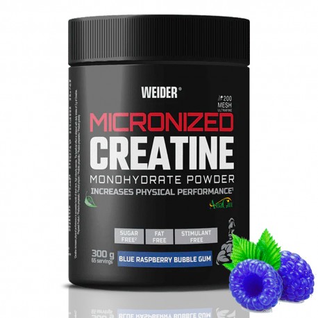 Weider Creatine Micronized - 300g blue raspberry