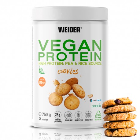 Weider Vegan Protein - 750g cookies