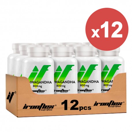 IronFlex Ashwagandha - 100 tabs. (Package x12)