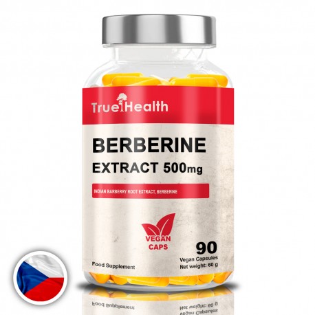 True Health Berberine Extract 500mg - 90 caps. vegan