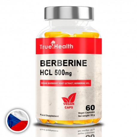 True Health Berberine HCL 500 mg - 100 caps. vegan