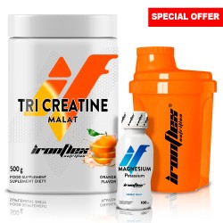 IronFlex Tri Creatine Malate - 500g orange +gifts