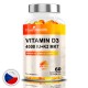 True Health Vitamin D3 4000IU + K2 MK7 - 60sgcaps.