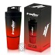 IronFlex Shaker Steel - 591ml black red