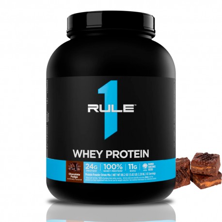 Rule1 Whey Protein - 2280g chocolate fudge