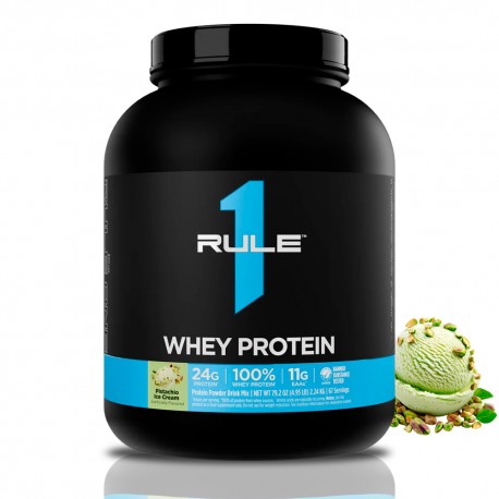 Rule1 Whey Protein - 2240g pistachio ice cream