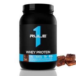Rule1 Whey Protein -  952g chocolate fudge