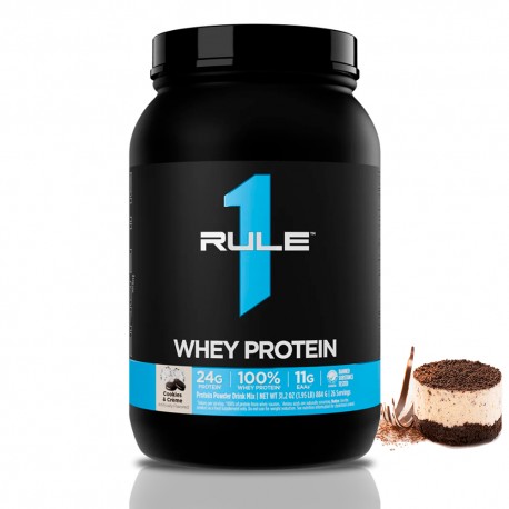 Rule1 Whey Protein - 884g cookies creme