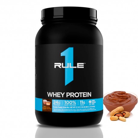 Rule1 Whey Protein - 897g chocolate peanut butter