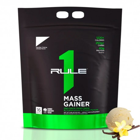 Rule1 Mass Gainer - 5200g vanilla creme