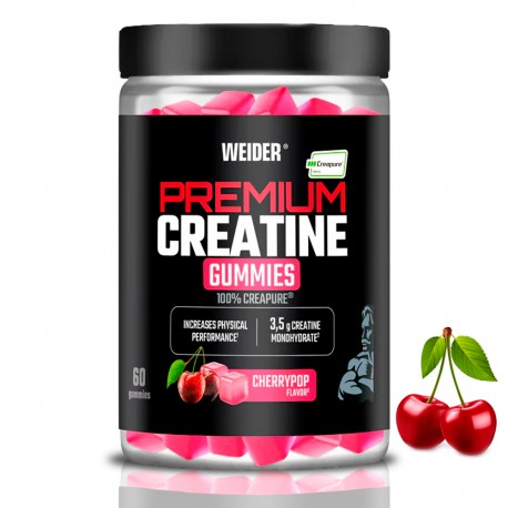 Weider Creatine Creapure - 60 gummies cherrypop