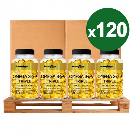 IronFlex Omega 3-6-9 - 180 softgel. (Package x120)