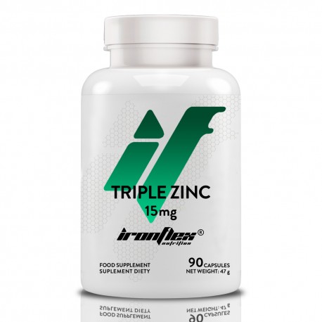 IronFlex Triple Zinc 15mg - 90 caps.