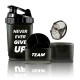 IronFlex Spider Shaker Never Ever Give Up - 500ml czarny