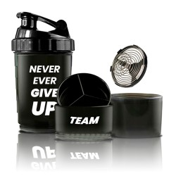 IronFlex Spider Shaker Never Ever Give Up - 500ml black