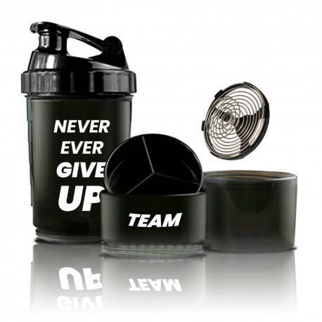 IronFlex Spider Shaker Never Ever Give Up - 500ml czarny