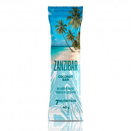 7nutrition Protein Bar Zanzibar - 40g coconut